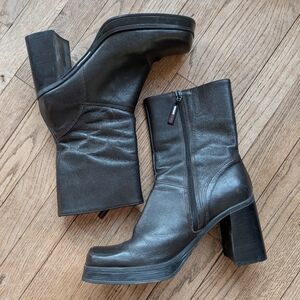Y2K Tommy Hilfiger Square Toe Boots